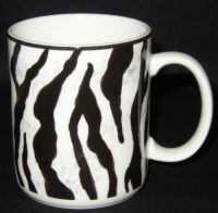 Mikasa SAFARI ZEBRA Laurie Gates Coffee Mug